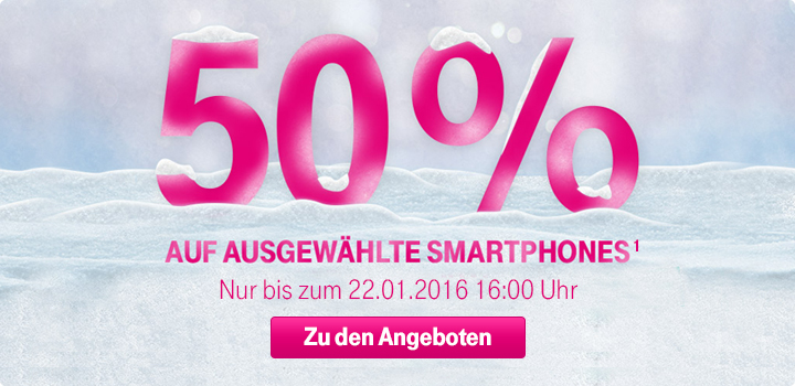 50% auf ausgew�hlte Smartphones