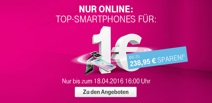 Aktion: Top-Smartphones f�r 1 Euro vermitteln
