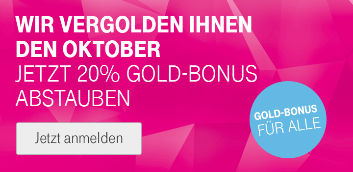 Gold-Bonus f�r alle