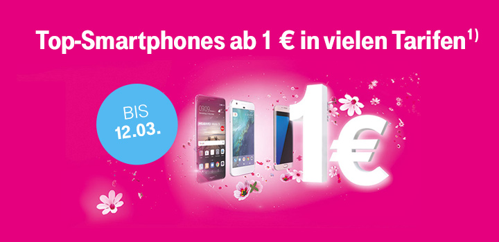 Top-Smartphones f�r 1 Euro vermitteln