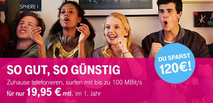 120 Euro Routergutschrift f�r Junge Leute