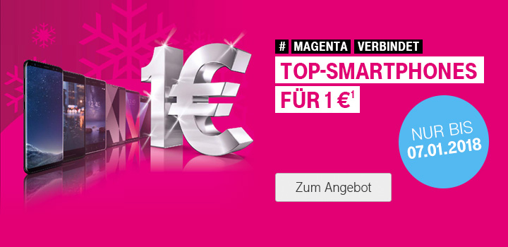 Highend-Ger�te f�r 1 � - Nur f�r kurze Zeit bis 07.01.2018 