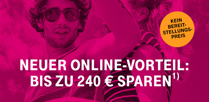 Mobilfunk-Neukunden - Mit dem Online-Vorteil bis zu 240 � sparen