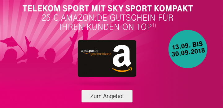 25 &euro; Amazon.de-Gutschein f�r Ihre Kunden oben drauf