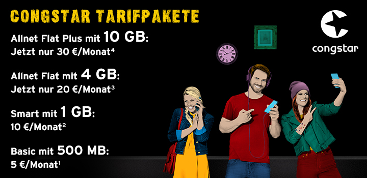 Der neue congstar Basic Tarif: Einsteiger-Tarifpaket zum g�nstigen Preis