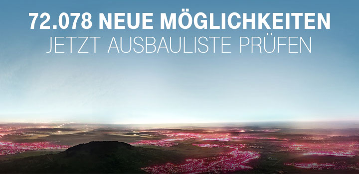 72.078 neue Haushalte im Breitbandausbau verf�gbar