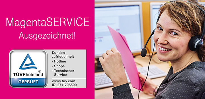 T�V-Umfrage: Telekom steigert erneut die Kundenzufriedenheit