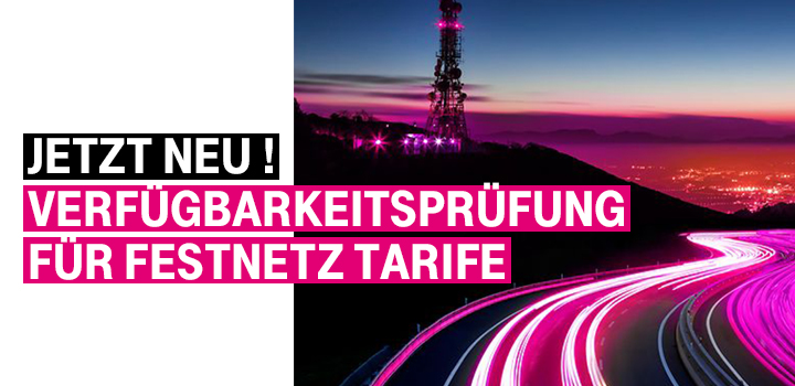 Neu: Verf�gbarkeitspr�fung bei Telekom Profis