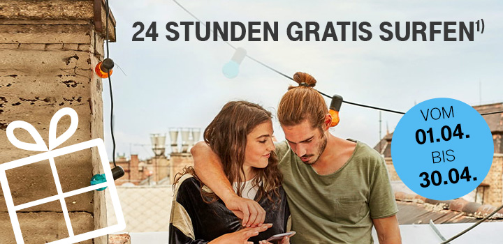 MeinMagenta App - 24 Stunden gratis surfen<br />
