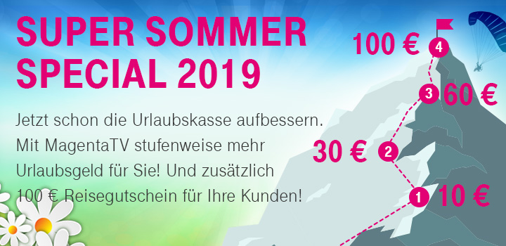 🌄 Super Sommer Special 2019 - Mit MagentaTV die Urlaubskasse f�llen