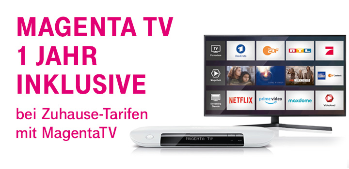 MagentaTV 1 Jahr inklusive - 🌄 R�ckenwind f�r Ihre Vermittlung 