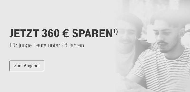 MagentaMobil Young - Aktionsrabatt sichern und 360 � sparen
