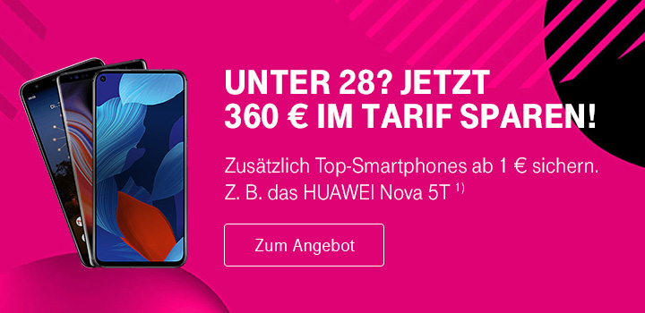 MagentaMobil Young - Top-Smartphones ab 1 � sichern