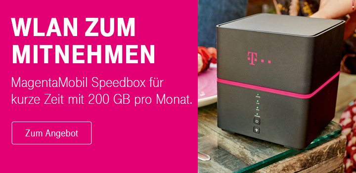 MagentaMobil Speedbox mit 200 GB pro Monat - Nur f�r kurze Zeit
