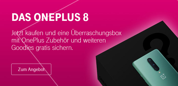 Jetzt OnePlus 8 kaufen und �berraschungsbox sichern