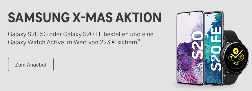 Samsung X-MAS Aktion: Galaxy Watch Active kostenlos erhalten�⁾