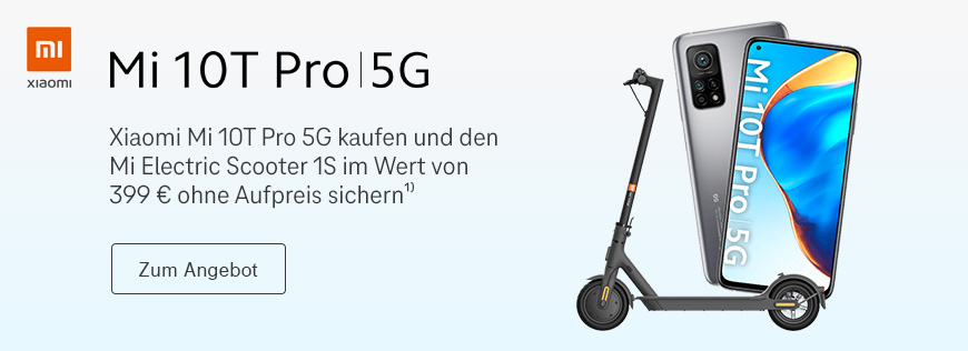 Xiaomi Mi10T Pro Aktion � Gratis Mi Electrics Scooter 1S�⁾ 