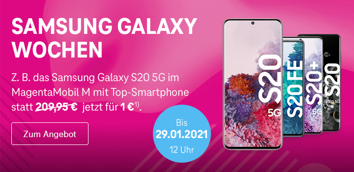 Samsung Galaxy Wochen - Smartphones ab 1 &euro; - Aktion verl�ngert