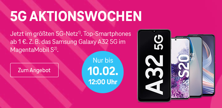 5G Aktionswoche: Attraktive Smartphones ab 1 �