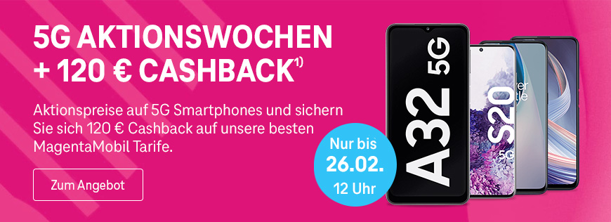 Jetzt Smartphones f�r 1 � sichern und zus�tzlich 120 � Cashback erhalten