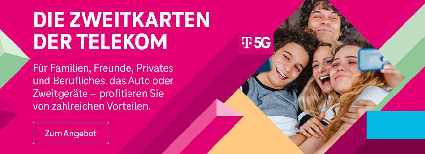 Noch bis 12.04. Zweitkarte bestellen und bis zu 640 � sparen
