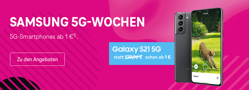 Samsung 5G-Wochen: attraktive 5G-Smartphones ab 1 �