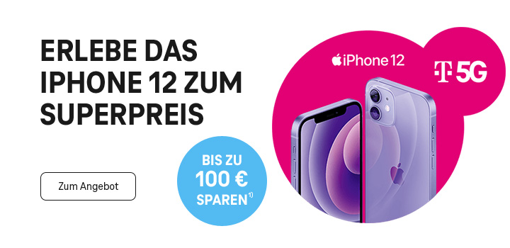 Das Apple iPhone 12 mit 5G zum Superpreis: bis zu 100 � sparen
