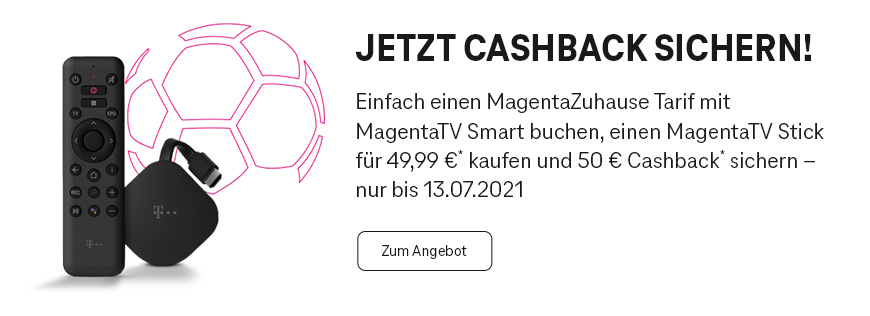50 � Cashback f�r MagentaTV Stick