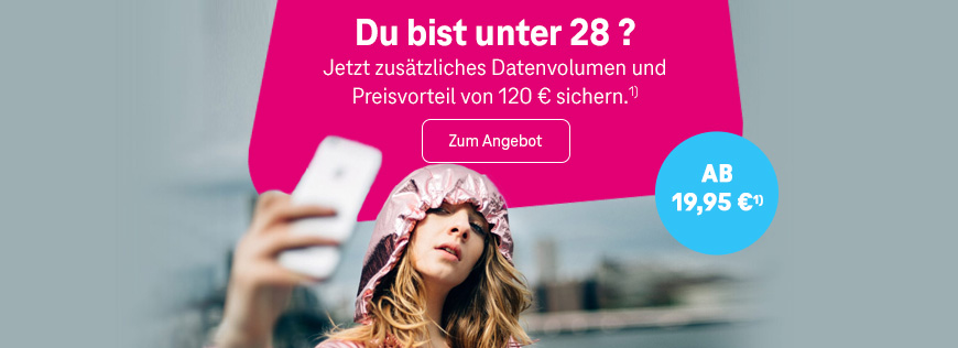 Verl�ngerung MagentaMobil Young-Aktion: Weiterhin tolle Vorteile sichern