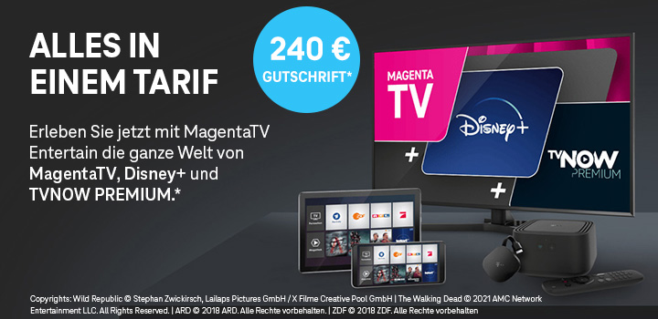 Neu: MagentaTV Entertain � Alles in einem Tarif
