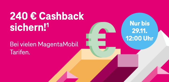 MagentaMobil Cashback 240 � Gutschrift sichern
