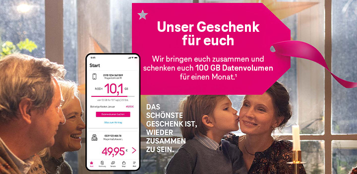 100 GB Datenvolumen geschenkt � F�r alle Mobilfunk Kunden