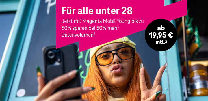 MagentaMobil Young: 240 � sparen bis zum 30.05.2022
