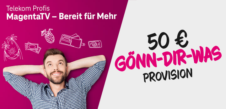 Telekom Profis Aktion � 50 � G�nn-Dir-Was Provision