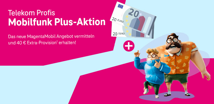 ✨ Telekom Profis Plus-Aktion � 40 � Extra-Provision