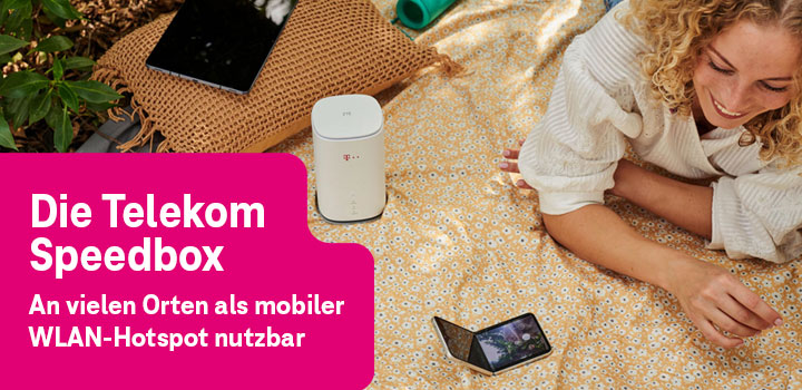 Telekom Speedbox � Der Highspeed-Hotspot zum Mitnehmen