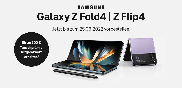 Samsung Galaxy Z-Serie vorbestellen und bis zu 200 � Tauschpr�mie sichern