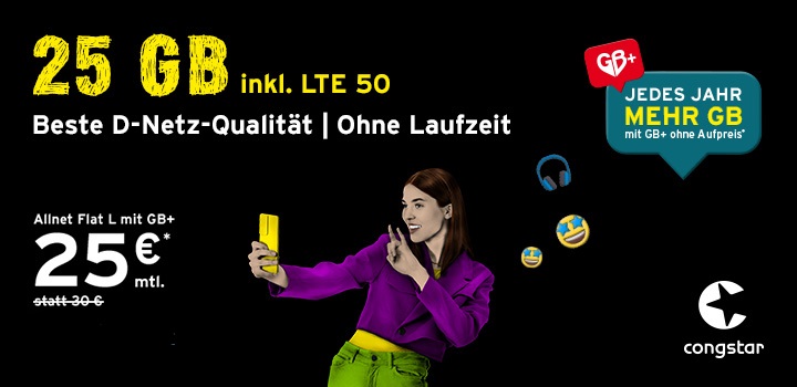 Nur noch bis 31.08.2022 � congstar Allnet Flat L Sommeraktion 