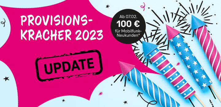 Mobilfunk-Provision bis 28.02.: Erh�hung auf 100 � f�r Neuvertr�ge