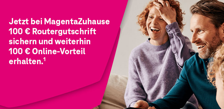 Bis 03.04.: 100 � Routergutschrift sichern
