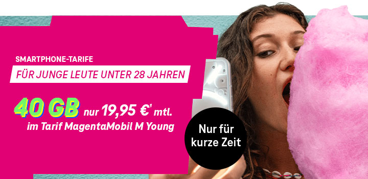 MagentaMobil M Young: 40 GB f�r nur 19,95 �