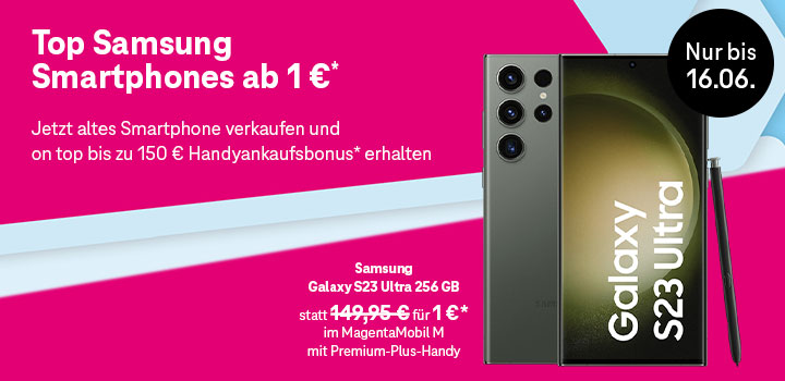 Jetzt Top Samsung Smartphones ab 1 � sichern und Ankaufsbonus erhalten!