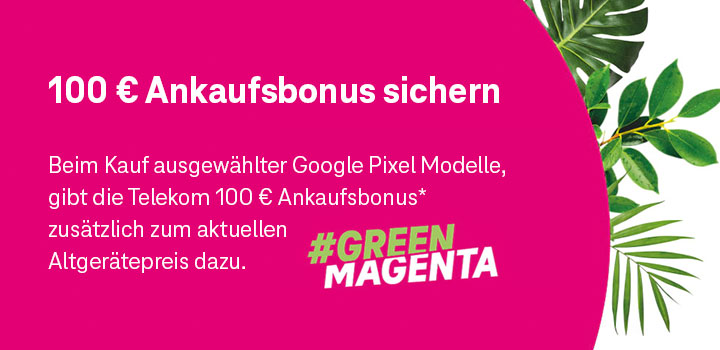 Google Pixel Aktion: 100 � Ankaufsbonus sichern!