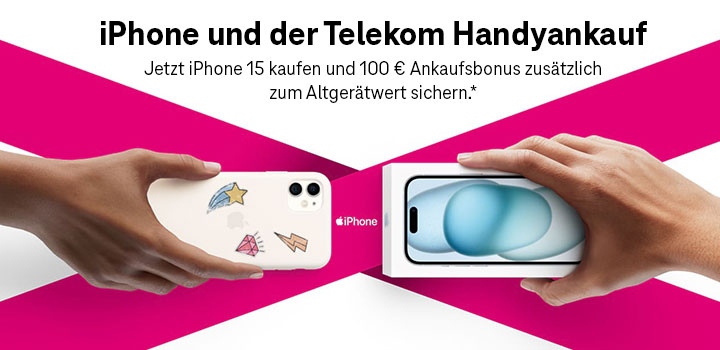 Apple iPhone Aktion: 100 � Ankaufsbonus sichern! 