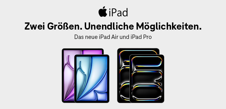 Die neuen iPad Pro und iPad Air Modelle - Jetzt erh�ltlich