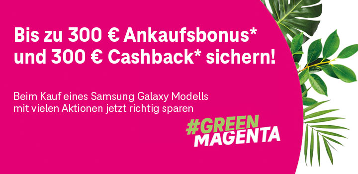 Verl�ngert: Bis zu 300 � Ankaufsbonus f�r Samsung Smartphones