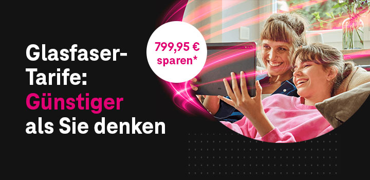 Glasfaser der Telekom - 6 Monate f�r nur 19,95 �