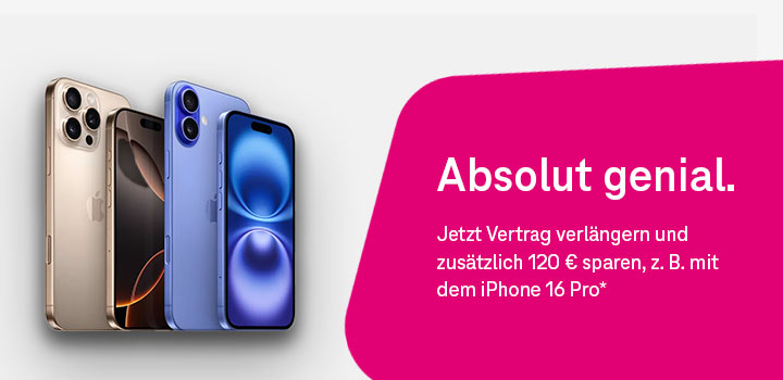 Absolut genial: 120 � bei Vertragsverl�ngerung sparen