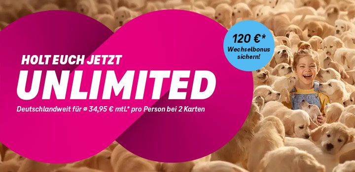MagentaMobil Unlimited: ohne Einschr�nkungen und so g�nstig wie nie