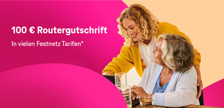 Sie ist wieder da: 100 � Routergutschrift